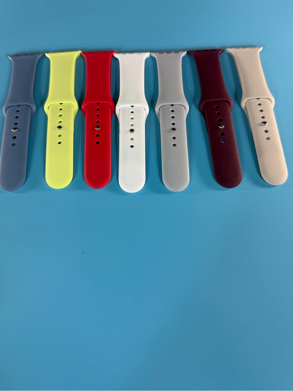 Silicone Replacement Apple Watch Multi Color Pack